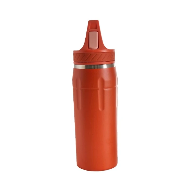 740ml Stainless Steel Double Wall Vacuum Flask With Straw