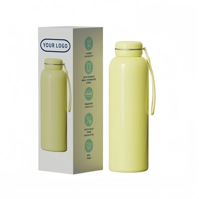 Edelstahlflasche mit großem Fassungsvermögen
